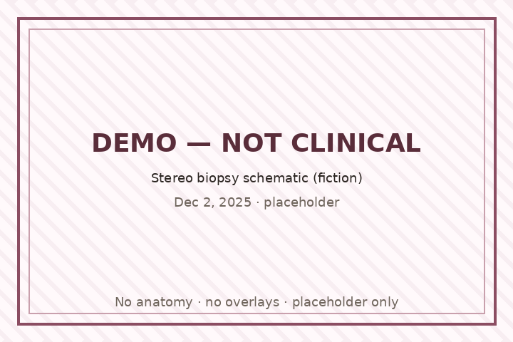DEMO placeholder — stereo biopsy — not clinical